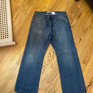 Mens Loose Boot Fit Jeans 36x32